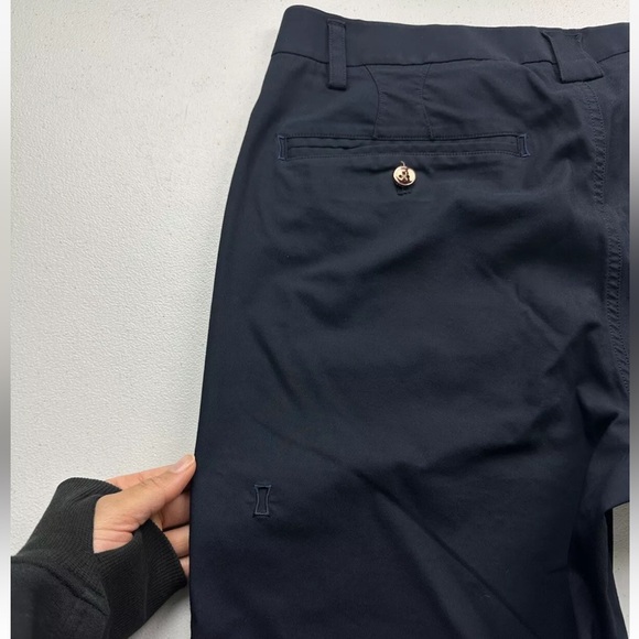 Kit and Ace 5 Pocket Stretch Comfort Chino Trouser Pants Mens 34x32 Navy - Picture 4 of 9